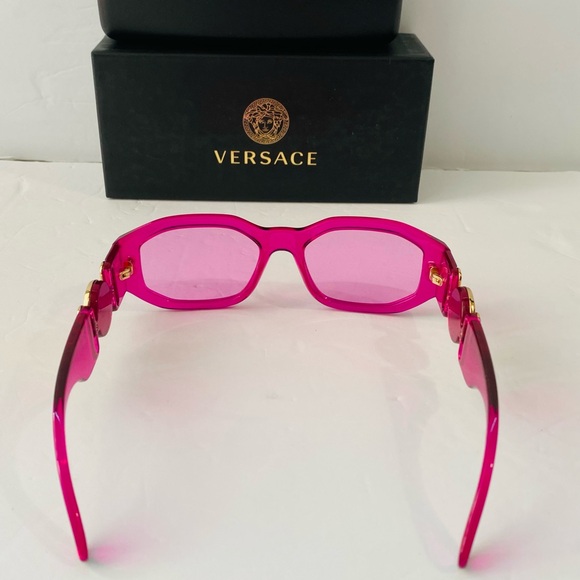 VERSACE VE4361 BIGGIE SUNGLASSES IN PINK - Picture 11 of 16